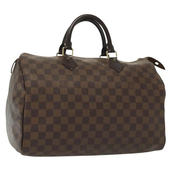 LOUIS VUITTON Damier Ebene Speedy 35 Hand Bag - Picture 1 of 16